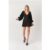 Brooklyn Black Puff Sleeve Mini Dress