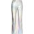 Space Neon Silver Metallic Trousers