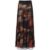 Arvarni Abstract Print Mesh Maxi Skirt