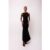 Harlie Black Heart Cut Out Maxi Dress