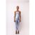 Johanna Arctic Blue Bandeau Top
