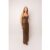 Kimber Brown Metallic Maxi Dress