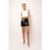 Milena Black Metallic Mini Skirt