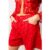 Sunnie Red Floral Shorts