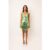 Oceane Green Disc Sequin Dress