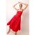 Alexa Cherry Red Puffball Dress