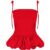 Alexa Cherry Red Puffball Top