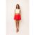 Claudia Cherry Red Ultra Mini Puffball Skirt