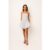 Alexa Stripe Puffball Ultra Mini Dress