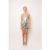 Oceane Silver Disc Sequin Dress