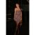 Alexa Brown Polka Dot Puffball Ultra Mini Dress