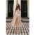 Alexa Champagne Satin Puffball Dress
