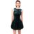 Ciara Emerald Green Velvet Puffball Ultra Mini Dress