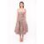 Alexa Snake Print Puffball Dress