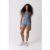Roxy Blue Metallic High Waisted Hotpants