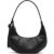 Fez Black Ruched Underarm Bag