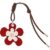 Red Flower Bud Pendant Bag Decoration