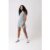 Poppy Lurex Mint Check Mini Dress
