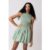 Ella Mint Mini Puffball Dress