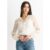 Embroidery puff sleeve top