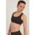 Double Layer Racerback Organic Cotton Spandex Sports Bra