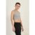 Cut-Out Detail Longline Organic Cotton Spandex Jersey Bra