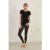 Rose Print Slim Fit Organic Cotton Jersey T-Shirt
