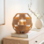 Unique Handwoven Globe-Shaped Table Lamp