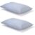 Pair of Serene Blue Classic Organic Cotton Sateen Weave Pillowcases