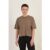 Boxy Slightly Cropped Organic Cotton Jersey T-Shirt