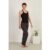 Full Length Organic Cotton Spandex Jersey Yoga Pants