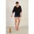 Rouched Sleeve Organic Cotton Jersey Top
