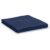 Navy Classic Organic Cotton Sateen Weave Flat Sheet