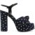 Saint Laurent Bianca Polka-Dot Sandals