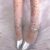 Rosewood Tulle Socks