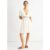 White Lace Trim Viscose Mini Skater Dress