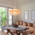 Bohemian Wicker Hanging Lamp with Layered Woven Structure