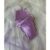 Janet Scalloped 3 Ply Silk Mask in Lavendar & Red