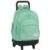 School Rucksack with Wheels Compact BlackFit8 M918 Turquoise 33 X 45 X 22 cm