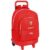 School Rucksack with Wheels Sevilla Fútbol Club Red (33 x 45 x 22 cm)