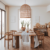 Natural Cage Shape Rattan Pendant Light
