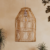 Handwoven Rattan Pendant Light with Criss-Cross Pattern