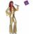 Costume for Adults My Other Me Lady Disco Golden