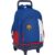 School Rucksack with Wheels F.C. Barcelona Blue Maroon 33 X 45 X 22 cm