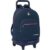 School Rucksack with Wheels El Ganso Classic Navy Blue 33 X 45 X 22 cm
