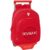 School Rucksack with Wheels Sevilla Fútbol Club Red 28 x 34 x 10 cm