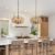 Rustic Globe Ceiling Pendant Light with Hemp Rope and Iron Frame – Kitchen & Dining Room Lighting Fixture