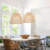 TerraBell Dome Shaped Rattan Hanging Light