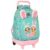 School Bag Na!Na!Na! Surprise Bunny Pink Turquoise 33 x 45 x 22 cm