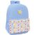 School Bag Smiley Joyful Blue Multicolour 30 x 46 x 14 cm